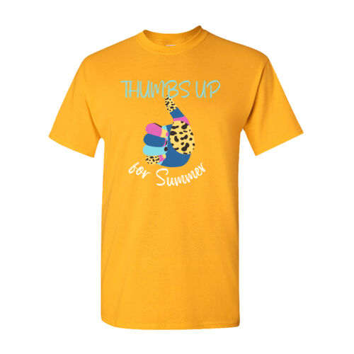 Thumbs Up for Summer Unisex T-Shirt Thumbnail